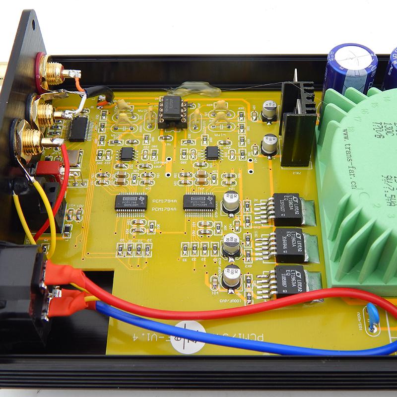 Âm thanh kép PCM1794 HIFI DAC Đồng trục 24 bit PCM1794A DAC OPA1612 Opamp cho trình phát CD âm thanh