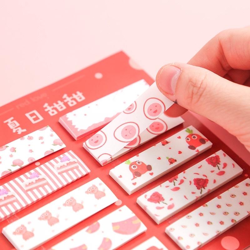 Set 10 mẫu 200 miếng stickers dùng để trang trí đánh dấu DIY