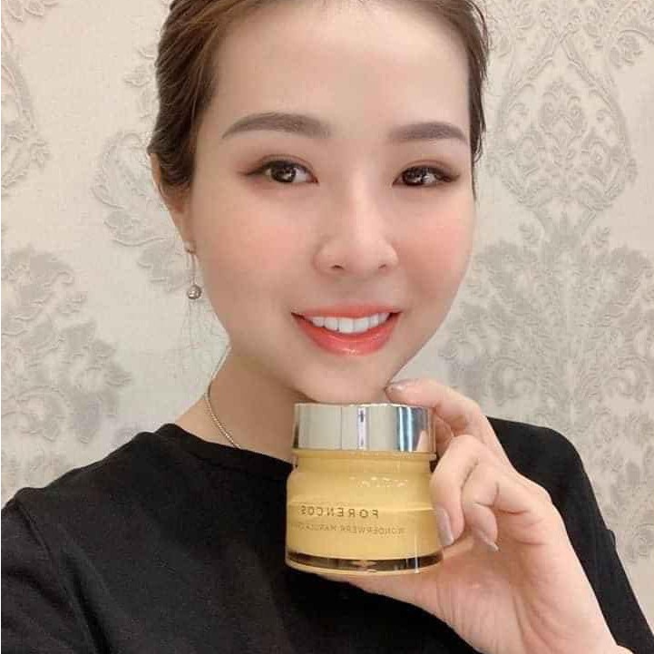 Kem Dưỡng Trắng Và Cấp Ẩm Da Ban Đêm Forencos Wonderwerk Marula Cream ( Màu Vàng)