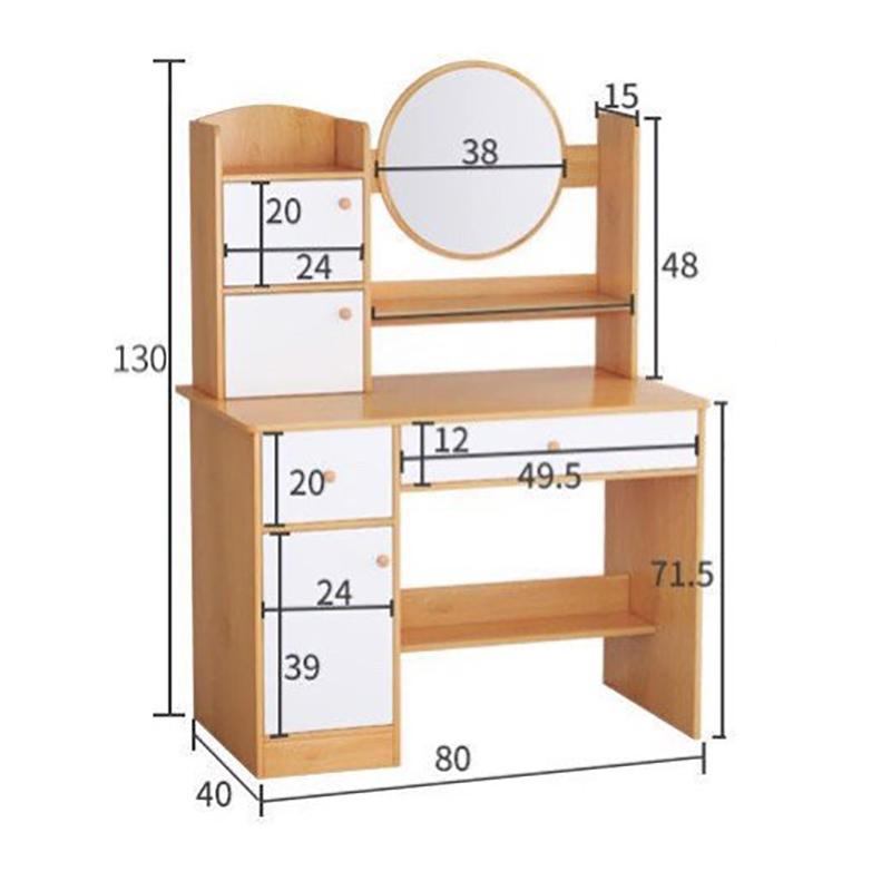 Bàn trang điểm thiết kế độc đáo Tâm House MK01