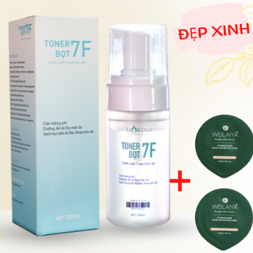 TONER 7F HUYỀN PHI Giúp cân bằng PH cho da cấp ẩm giúp da mịn màng Tặng Kèm Gội Mini Weilaiya Ngẫu Nhiên