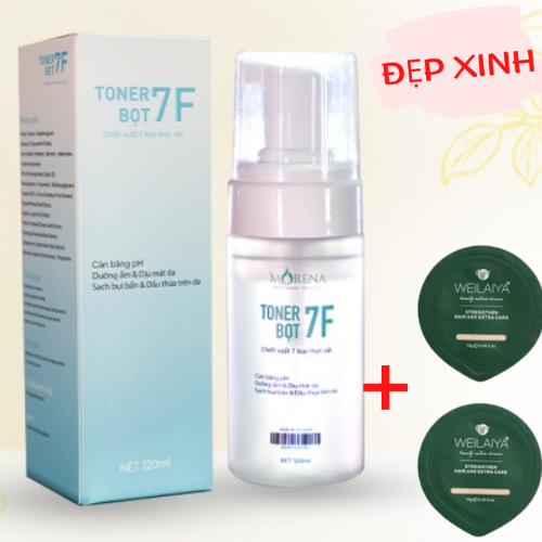 TONER 7F HUYỀN PHI Giúp cân bằng PH cho da cấp ẩm giúp da mịn màng Tặng Kèm Gội (Xả) Mini Weilaiya Ngẫu Nhiên