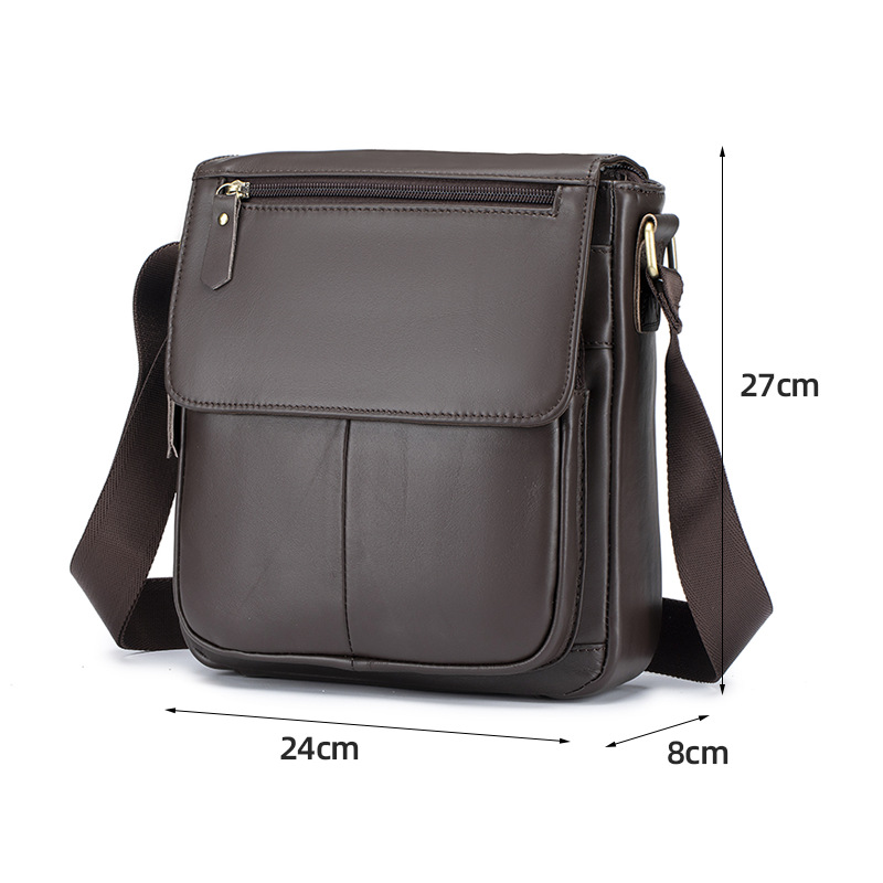 Túi đeo chéo nam DA BÒ THẬT cao cấp phong cách mới – BEE GEE DCN9415