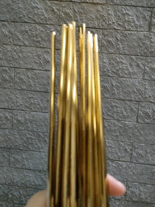 Set 10 đôi đũa inox 304 mạ vàng