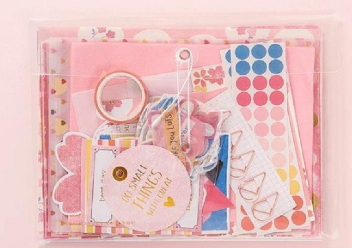 Set trang trí 107pcs siêu dễ thương