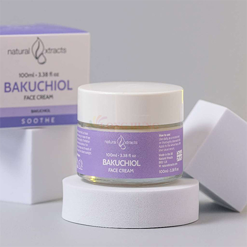 Kem dưỡng ẩm Natural Xtracts Bakuchiol Face Cream giúp giảm nếp nhăn và chống lão hoá (100ml) - Hàng chính hãng