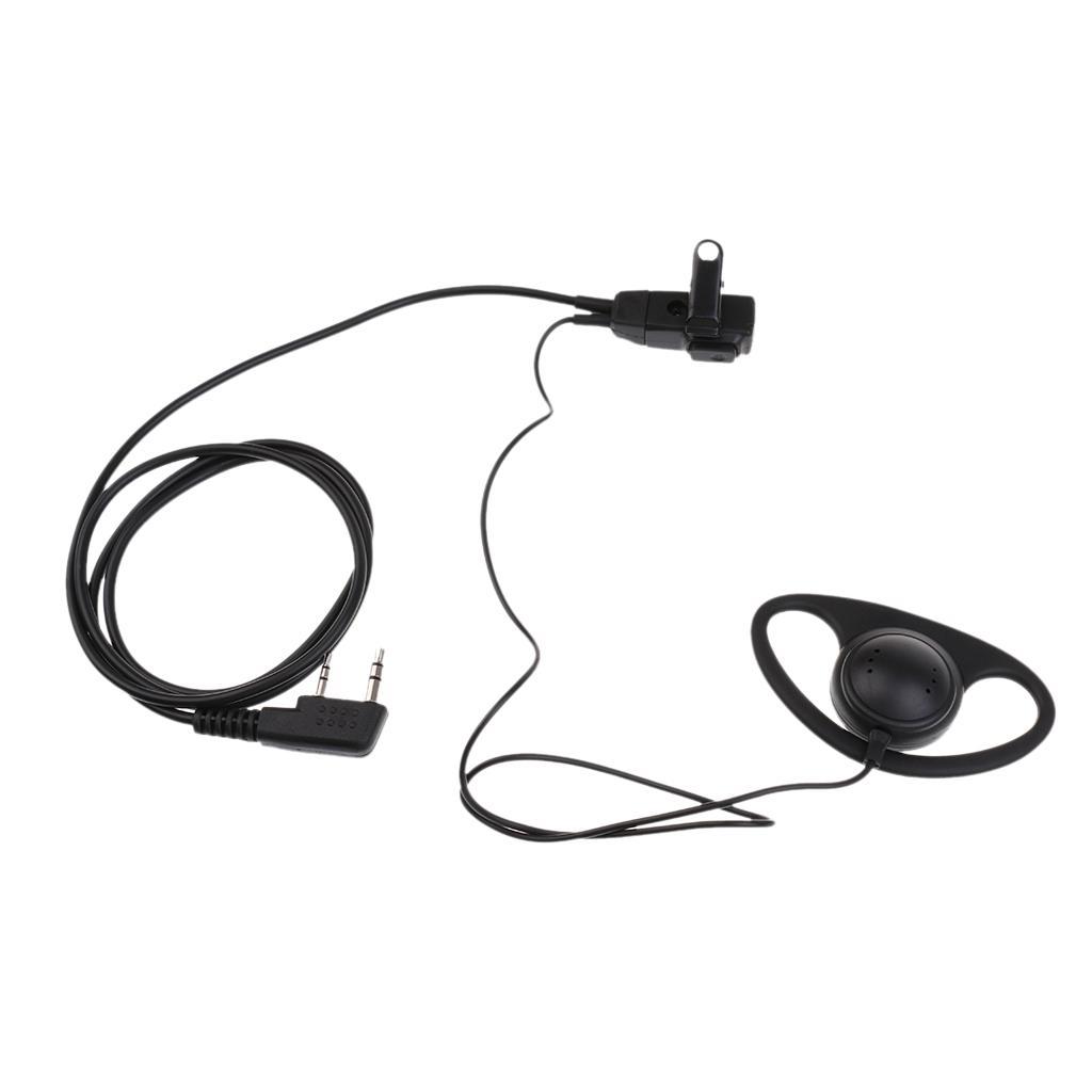 3-6pack Two-Way Radio Earpiece Headset Walkie Talkie Headset Intercom Headphones