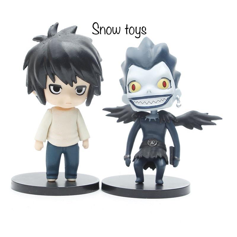 Mô hình Death Note - Yagami Raito Light Kira Tử thần Ryuk Shinigami Rem L Lawliet - Cao khoảng 10cm - Bán lẻ
