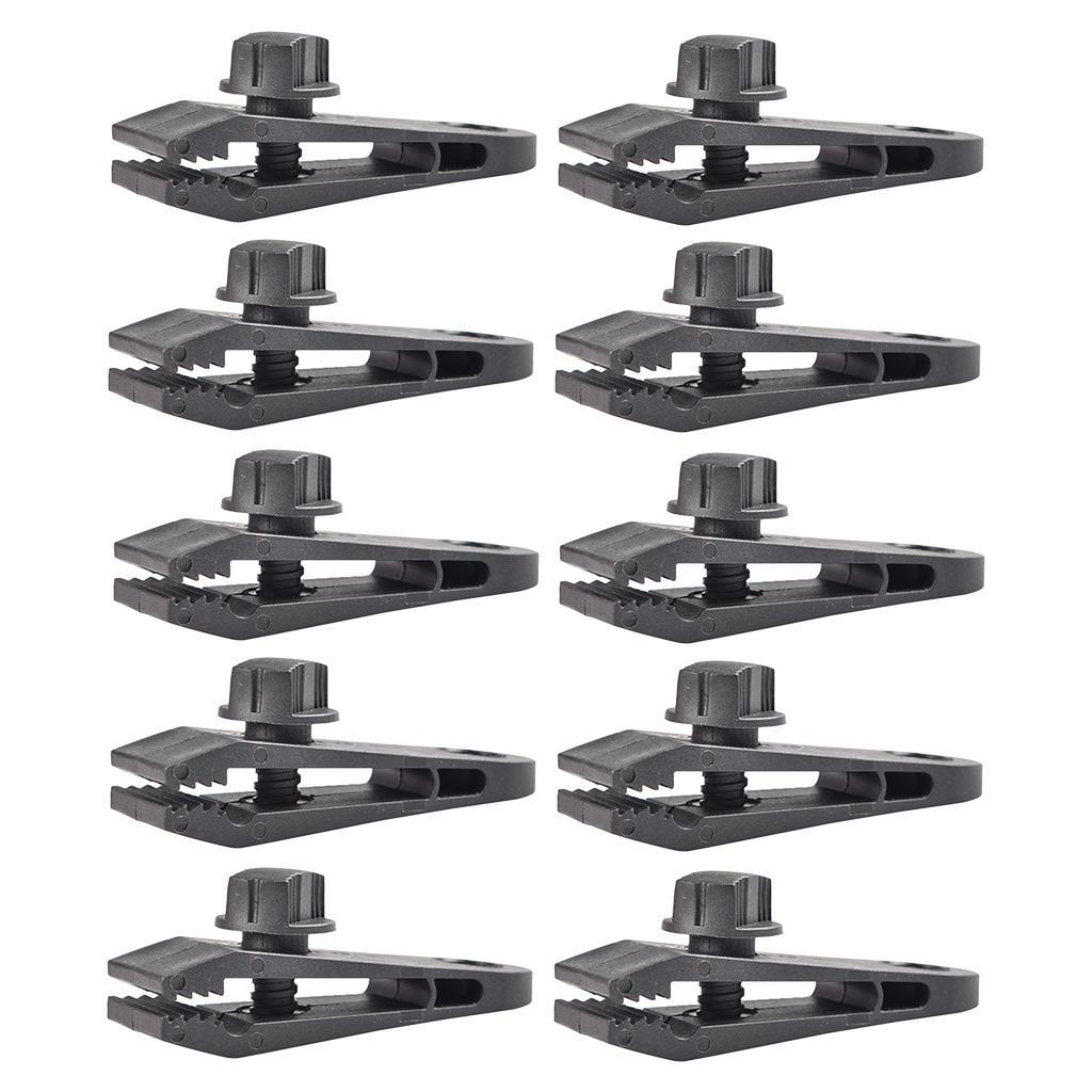 20 Piece Heavy Duty Camping Tarp Clips Tent/Awning Clamps with Thumb Screw