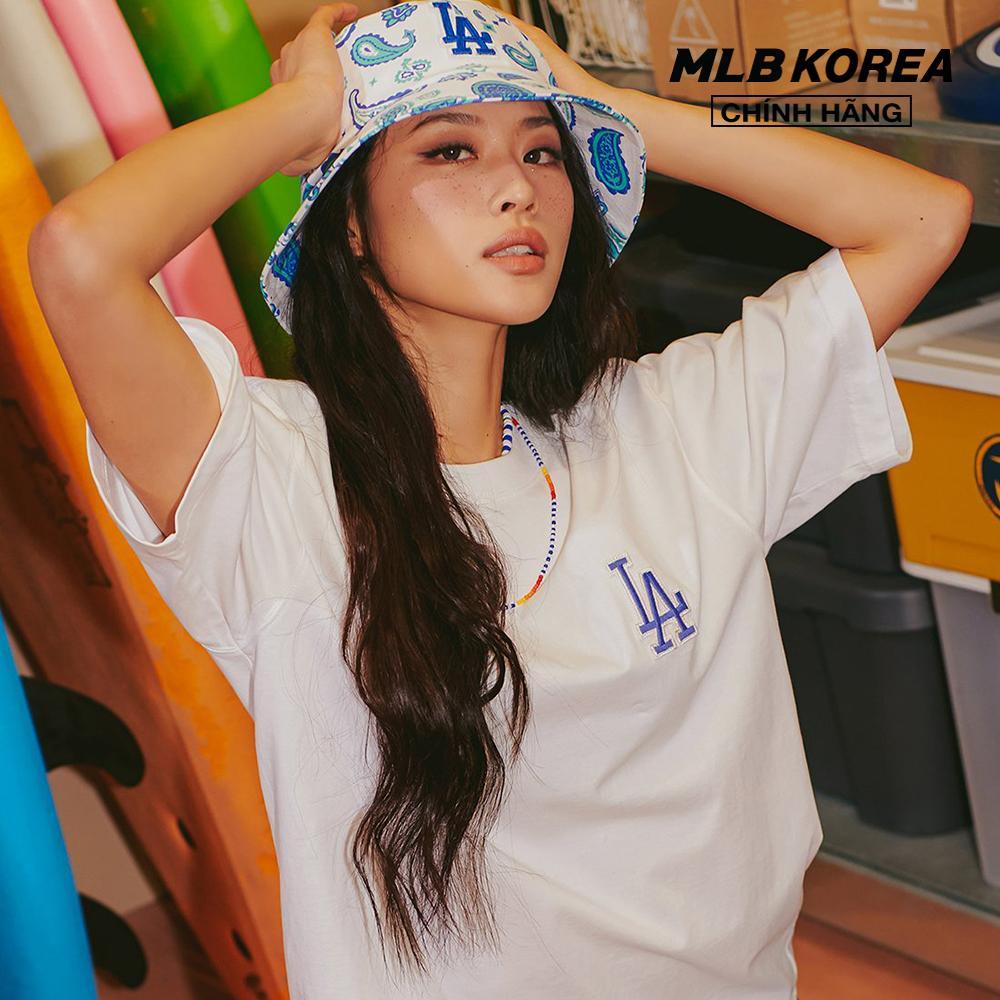 MLB - Áo thun unisex cổ tròn tay ngắn phom suông 3ATSI0333-07WHS