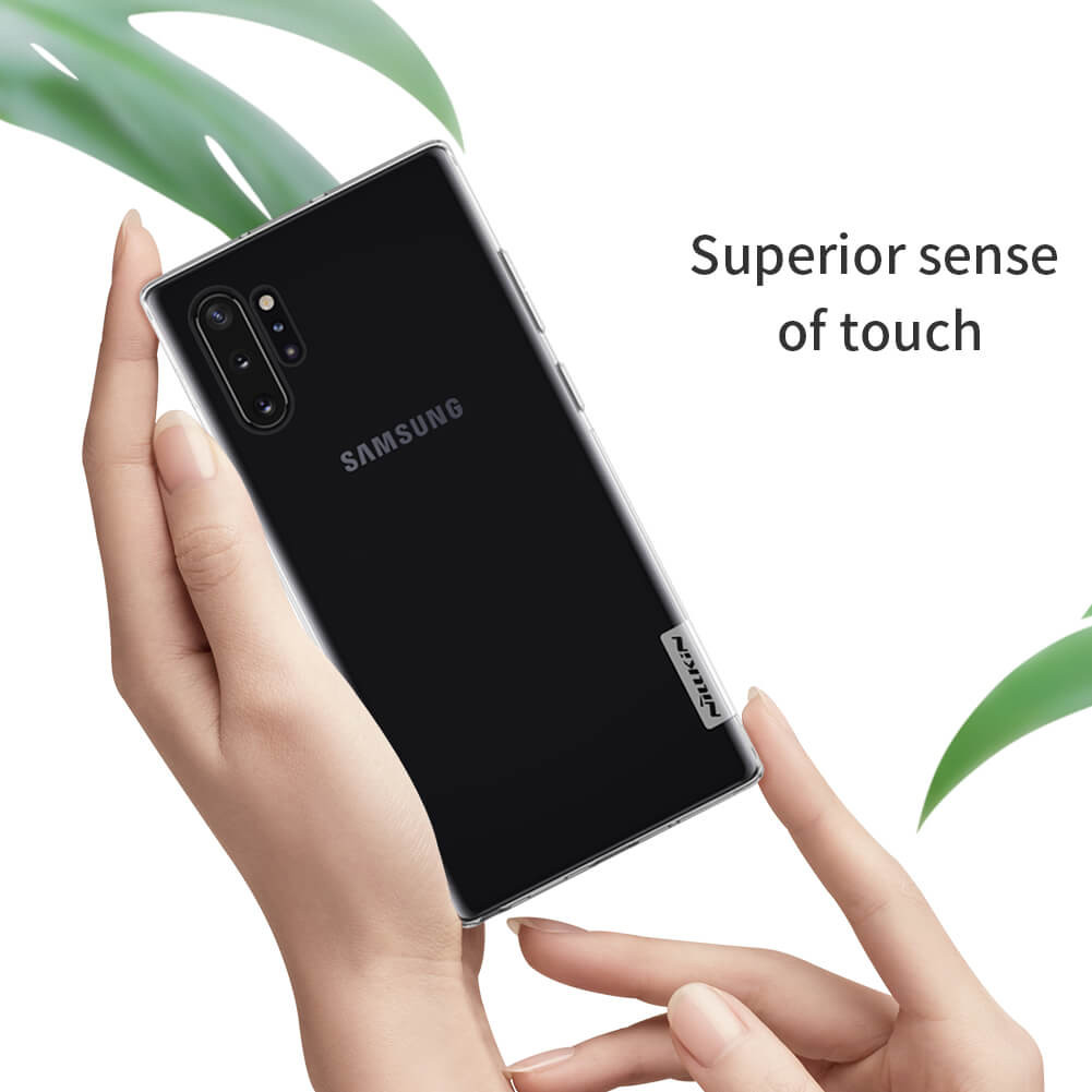 Ốp lưng dẻo cho Samsung Galaxy Note 10 Plus / Note 10 Plus 5G hiệu Nillkin (mỏng 0.6mm, chống trầy xước) - Hàng chính hãng