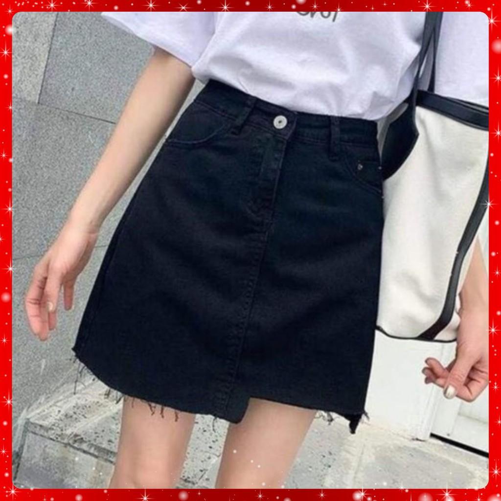 Váy Cạp Cao Rách Gấu