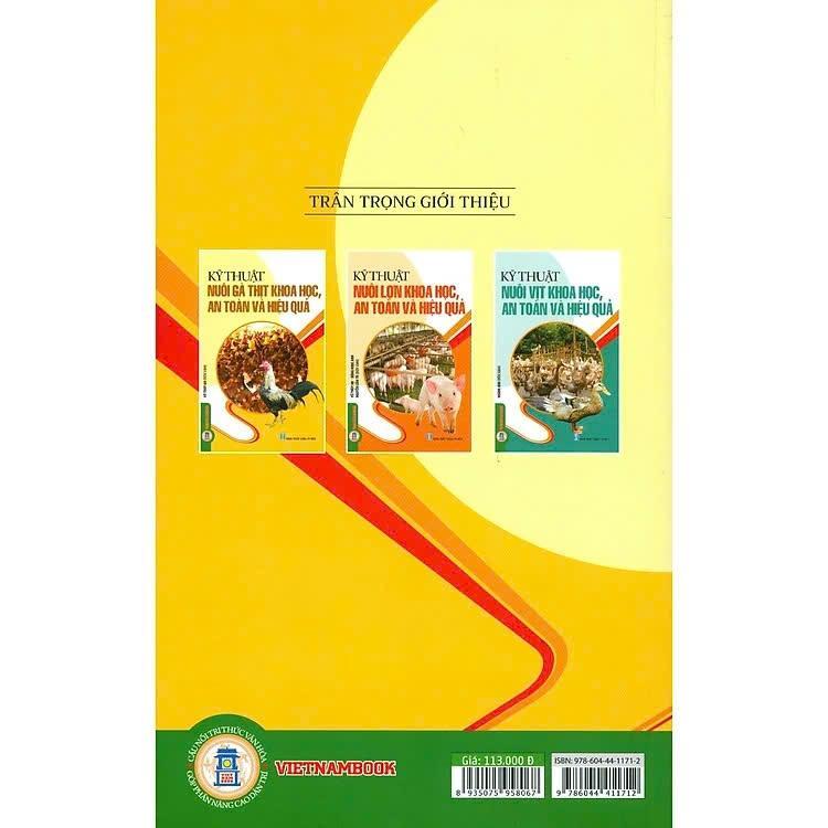Sách - Kỹ Thuật Nuôi Gà Thịt Khoa Học, An Toàn Và Hiệu Quả - VIETNAMBOOK