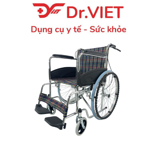 Xe lăn thép mạ Chrome GBM-061D