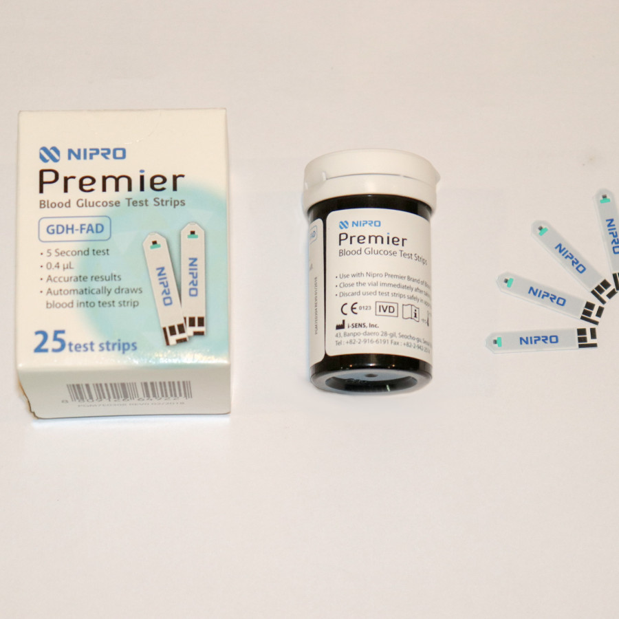 Que thử đường huyết Nipro Premier Strips