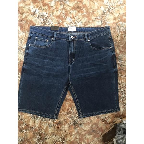QUẦN SHORT JEAN XANH XƯỚC/ TRƠN BIG SIZE NAM