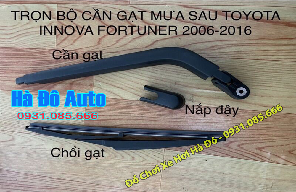 Gạt mưa sau fortuner 2006 2007 2008 2009 2010 2011 2012 2013 2014 2015 2016 - Cần hổi gạt mưa sau toyota fortuner 2006/2016