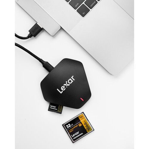 ĐẦU ĐỌC THẺ LEXAR PROFESSIONAL MULTI CARD 3 IN 1 USB 3.1 READER - HÀNG CHÍNH HÃNG