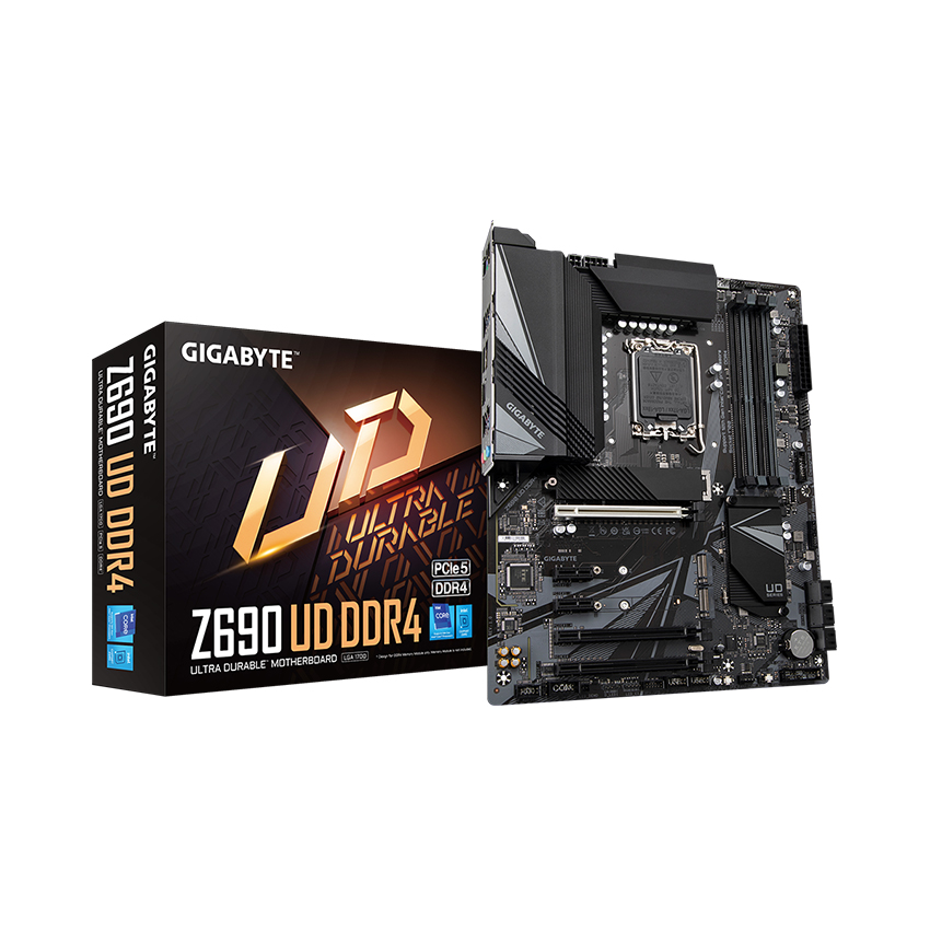 Mainboard Gigabyte Z690 UD D4 (Intel Z690, Socket 1700, ATX, 4 khe Ram DDR4) -- Hàng Chính Hãng