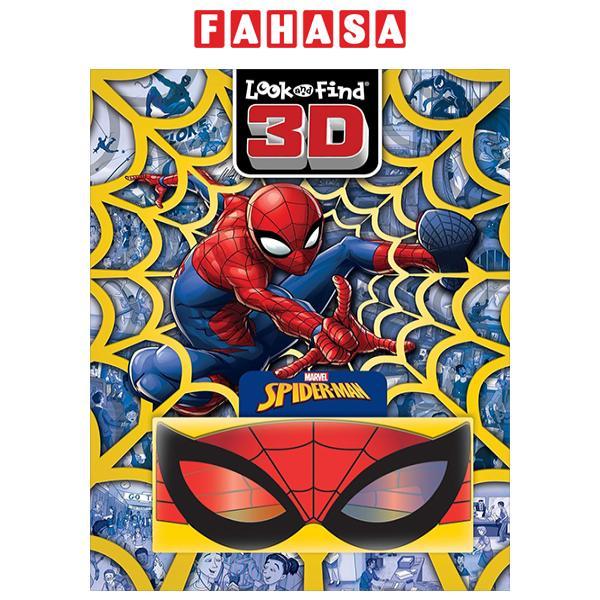 Sách ngoại văn: 3D Look And Find - Spiderman