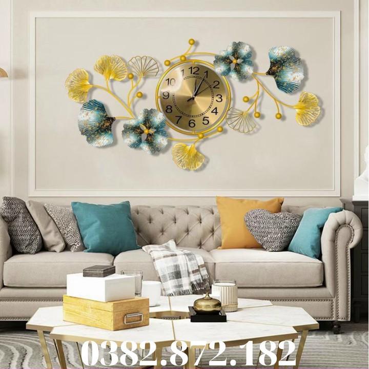 Tranh Sắt Nghệ Thuật Decor Trang Trí Đồng Hồ Phong Cách Mới-Hàng Nhập Khẩu