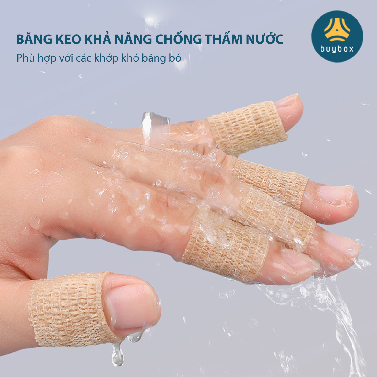 Băng vải quấn bảo vệ ngón chân giảm ma sát, chống chai sần khi mang giày - Buybox - BBPK247