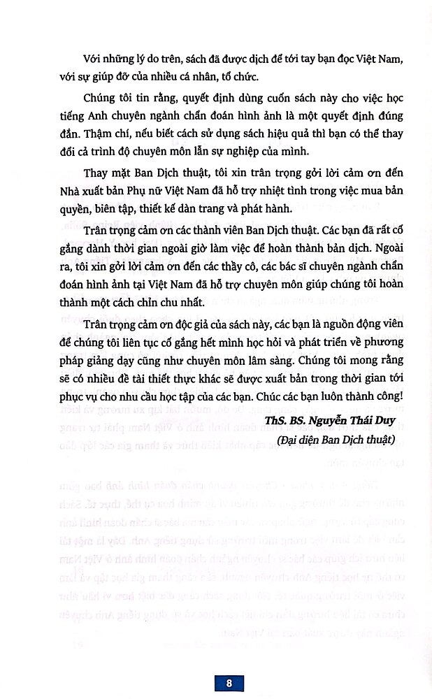 Tiếng Anh Y Khoa - Chuyên Ngành Chẩn Đoán Hình Ảnh (PNU)