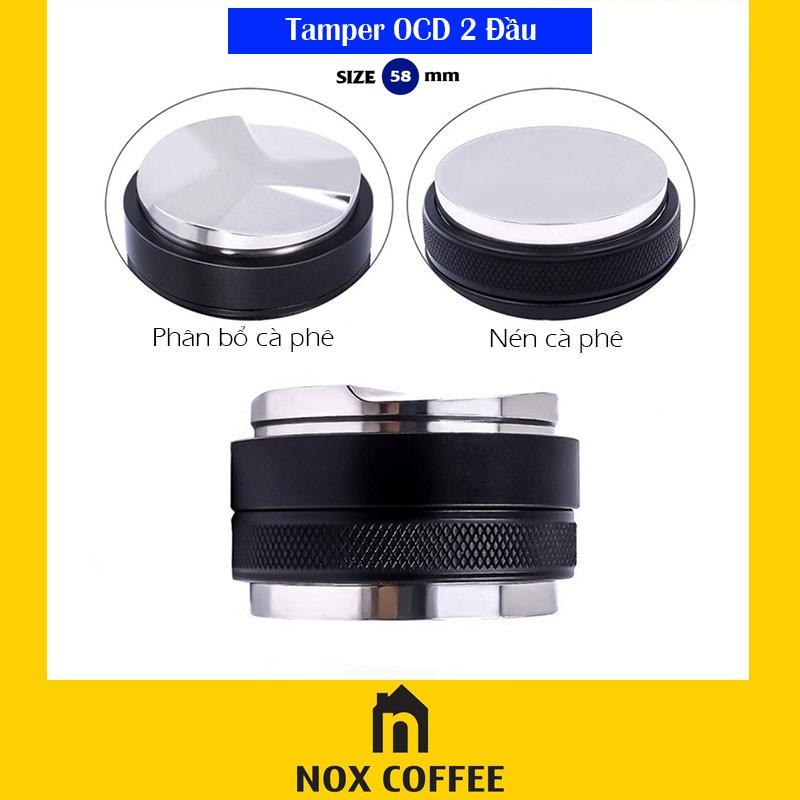 Tamper OCD 2 Đầu Size 58mm | Phân Bổ và Nén Cà Phê