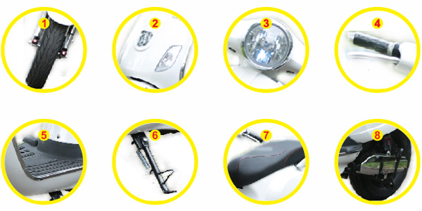 Xe máy điện HTC Vespa VP79