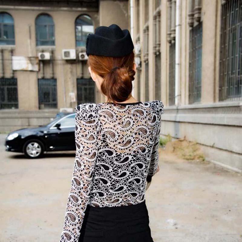 Fibonacci Fedoras Thời Trang Vintage Len Nỉ Nữ Thanh Lịch Mũ Nồi Lông Tiếp Viên Vành Tròn Fedora Giáo Hội Nữ Chính Thức Mũ Lưỡi Trai