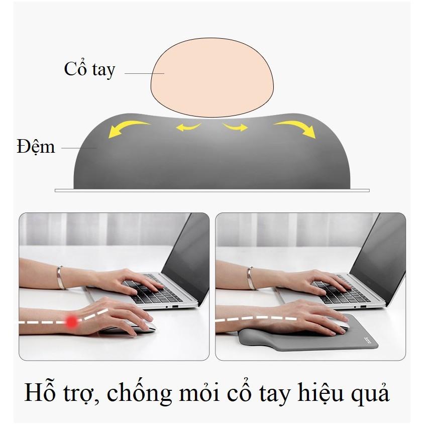 ️Bàn di chuột kiêm đệm massage kê tay bàn phím máy tính laptop macbook 2 in 1 tiện lợi Baona (Boona