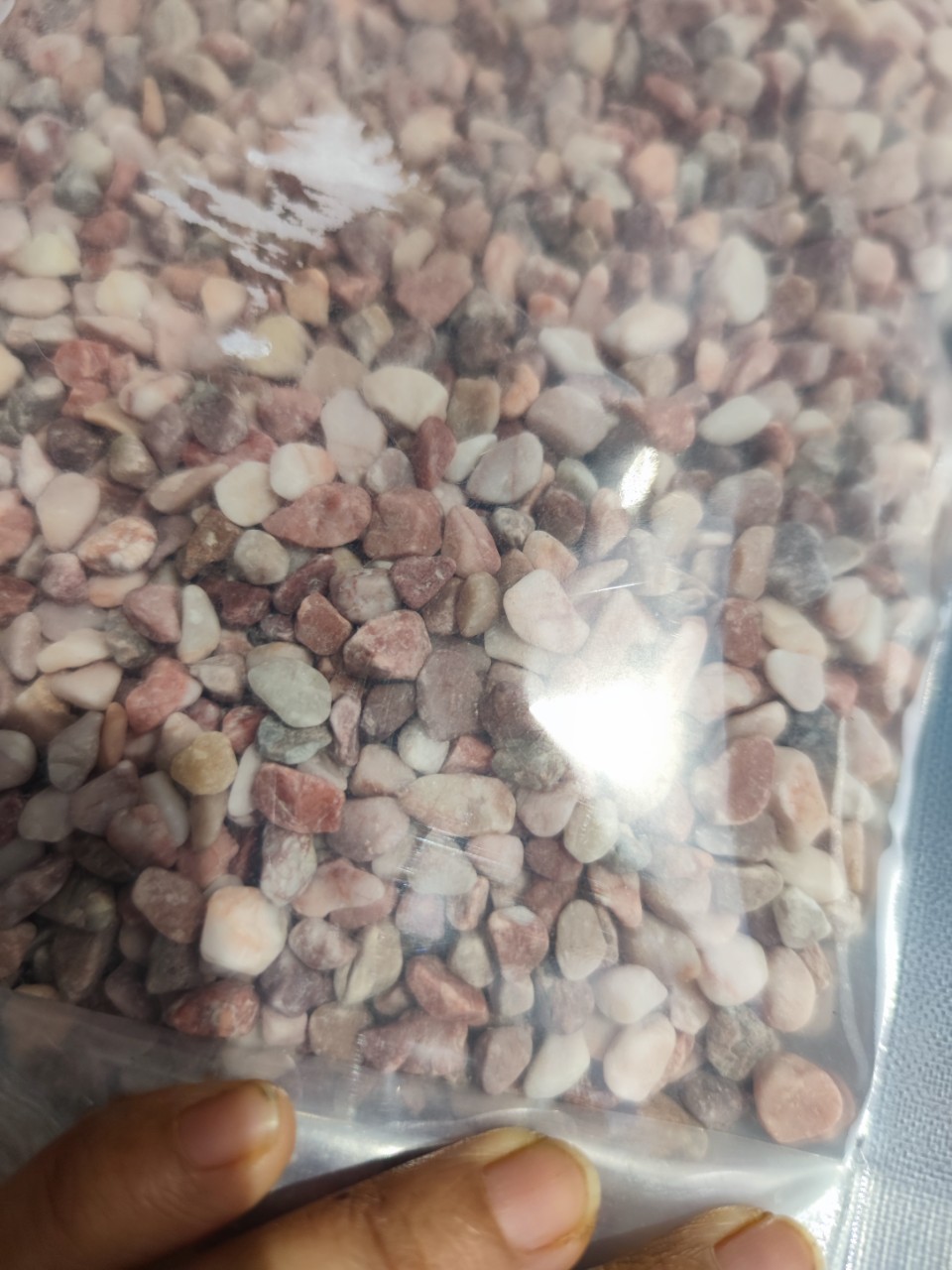 Gói 1kg - Sỏi hồng tự nhiên siêu dễ thương