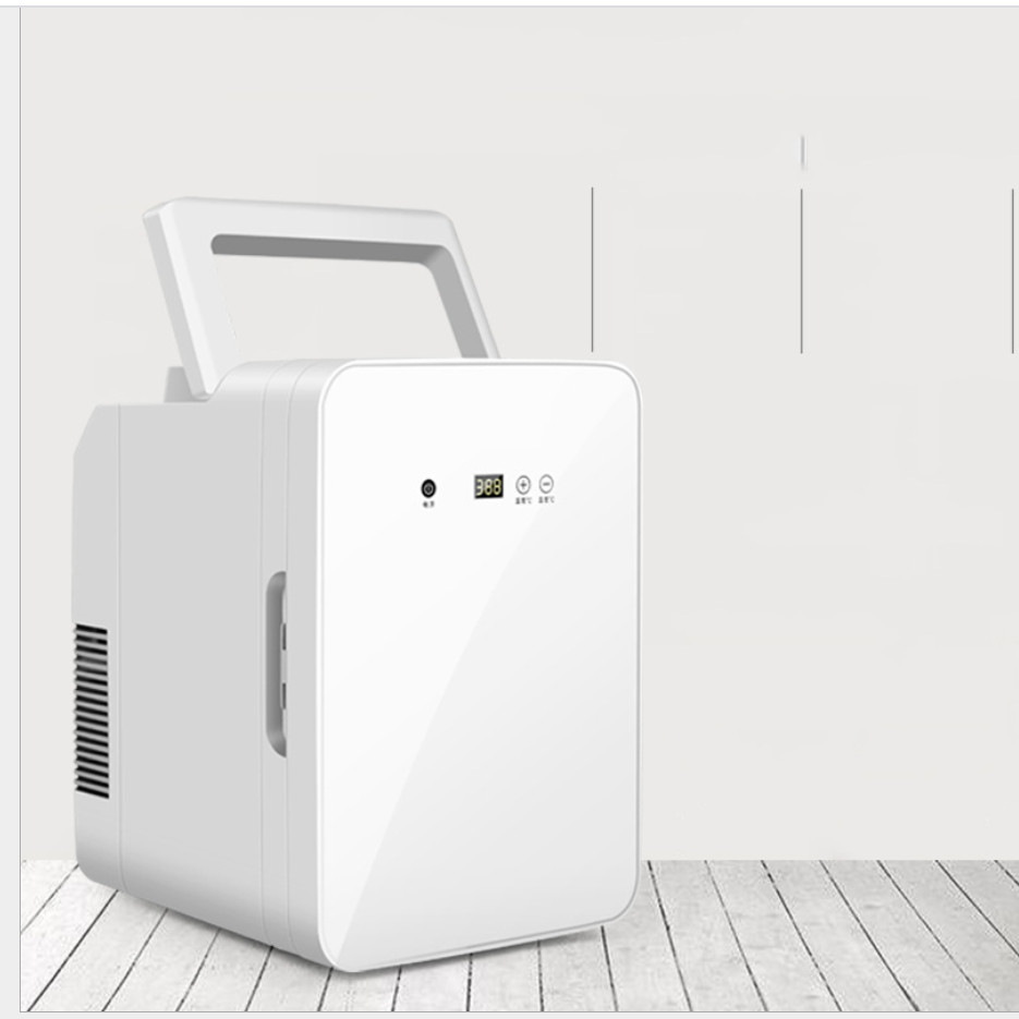 Tủ lạnh mini 10L hiển thị nhiệt độ dùng cho gia đình và ô tô