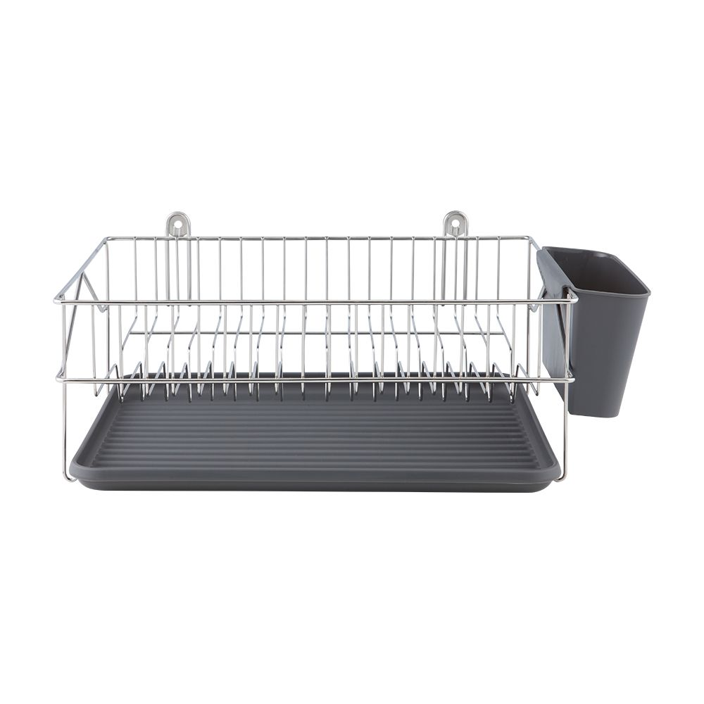 Kệ Để Chén Dĩa MYA Thép Không Gỉ, Treo Tường Chịu Tải Trọng 5Kg, Kích Thước 37,7 x 28,2 x 16,3 cm | Index Living Mall | Nội Thất Nhập Khẩu Thái Lan