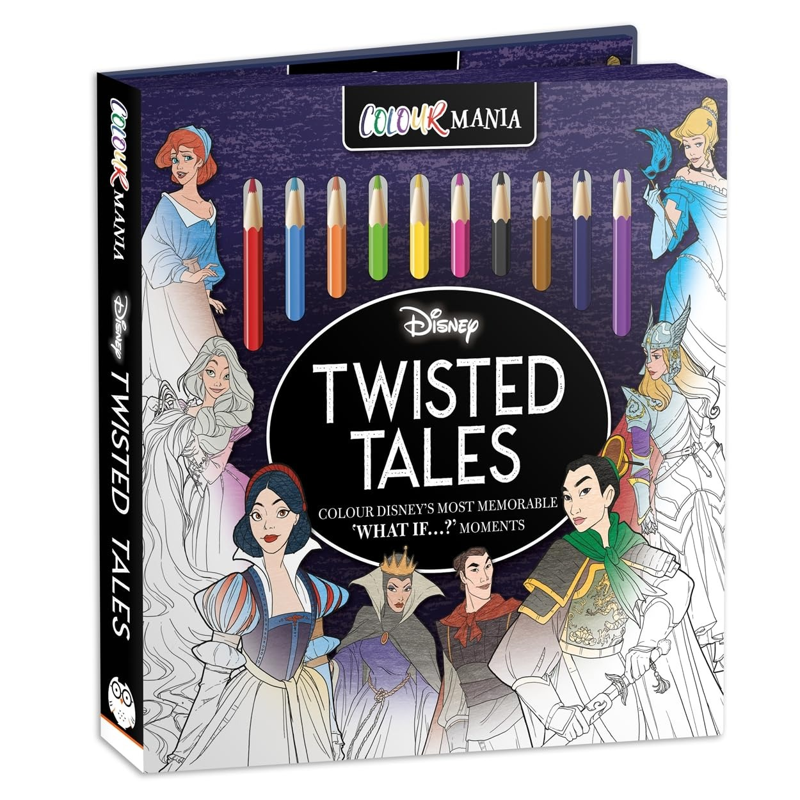 Sách Disney: Twisted Tales Colourmania