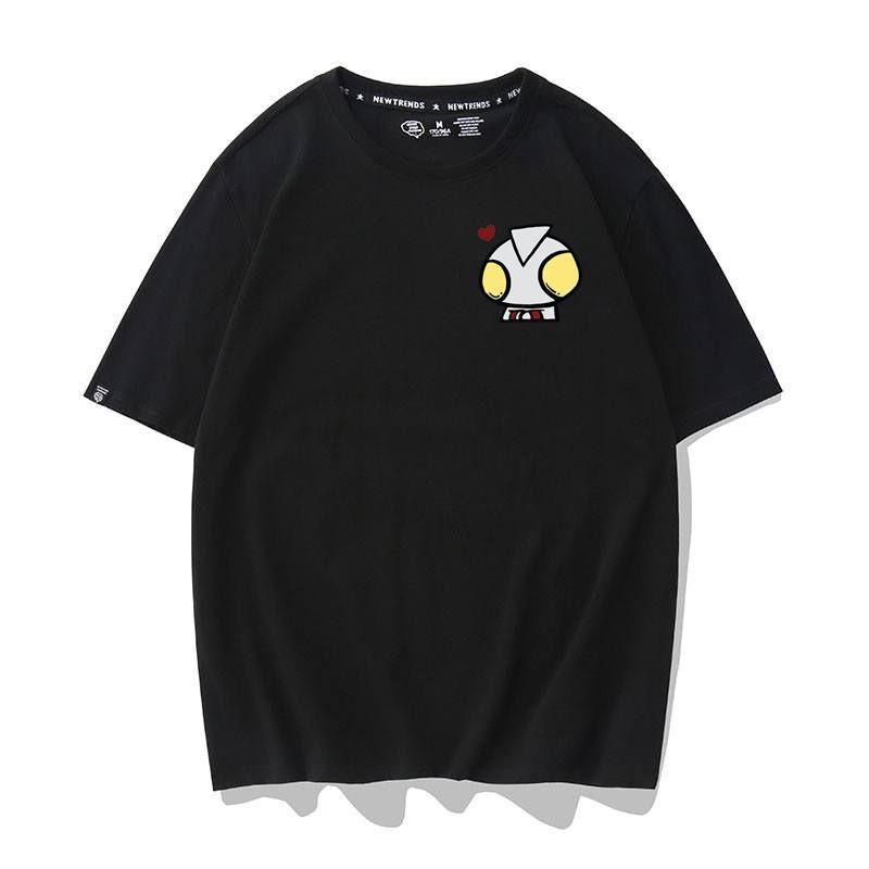 Áo Thun Nam Nữ Tay Ngắn Hình Icon Điện Quang Nhiều Màu - Unisex - Cotton - Mã AT021