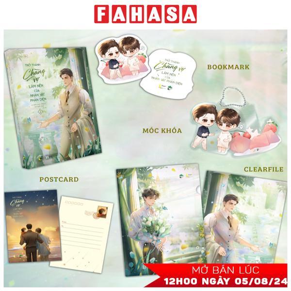 Sách - Trở Thành Chàng Vợ Làm Nền Của Nhân Vật Phản Diện - Tập 2 - Bản Đặc Biệt - Tặng Kèm Bookmark + Postcard + Clearfile + Móc Khóa Hai Mảnh