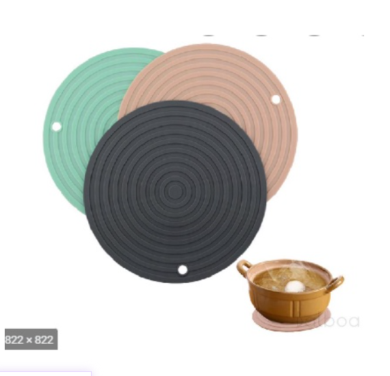 Miếng silicone lót nồi ghi đk 24cm