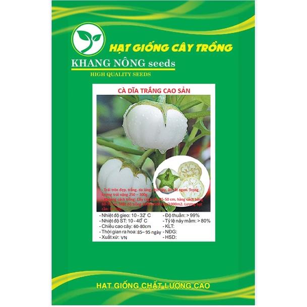 Hạt giống cà bát trắng cao sản KNS343 - Gói 0,5gram