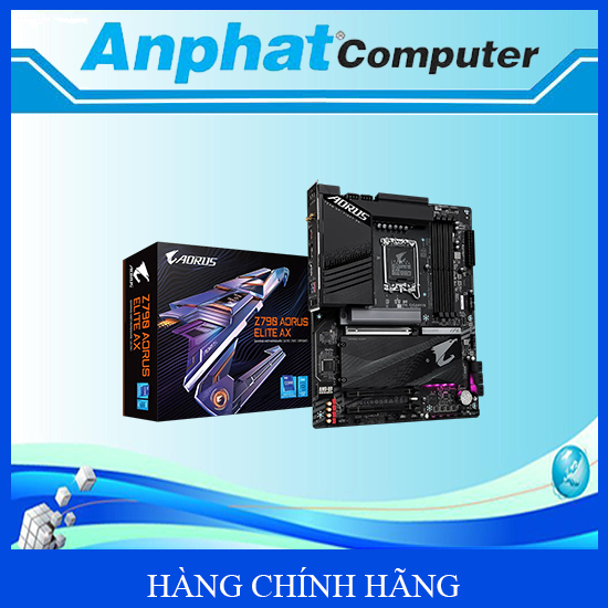 Mainboard Gigabyte Z790 AORUS ELITE AX Socket LGA1700 - Hàng Chính Hãng 