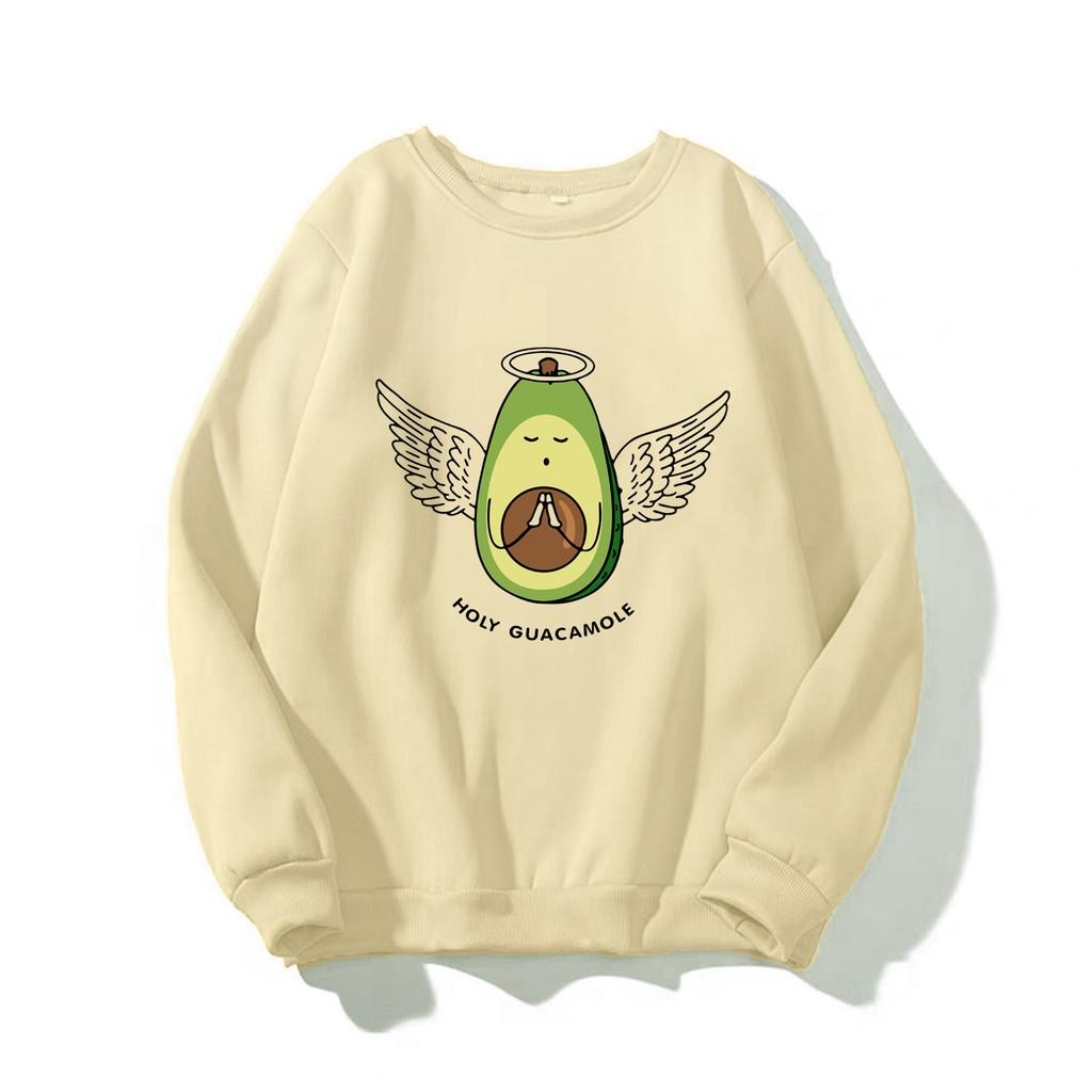 ÁO SWEATER NAM NỮ IN QUẢ BƠ THIÊN THẦN