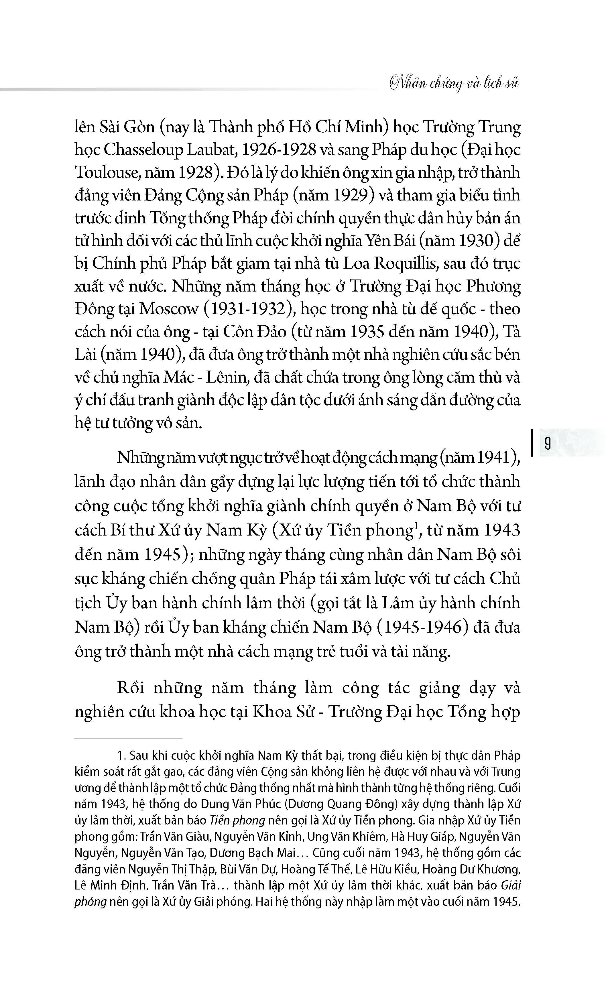 Nhân Chứng Và Lịch Sử