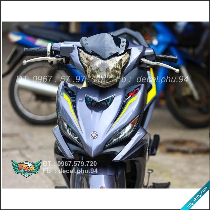 Tem Rời Exciter 135 Lc Xám đen