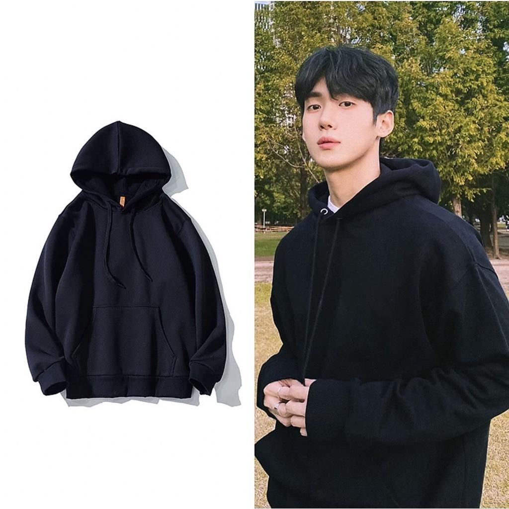 Áo hoodie nỉ trơn FFSTORE mũ 2 lớp, form rộng, vải dày dặn siêu rẻ phù hợp cho cả nam và nữ