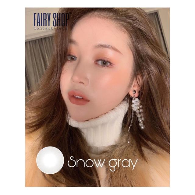 Kính Áp tròng SNOW GRAY 14.0 - Kính Áp Tròng FAIRY SHOP CONTACT LENS độ 0 đến 6