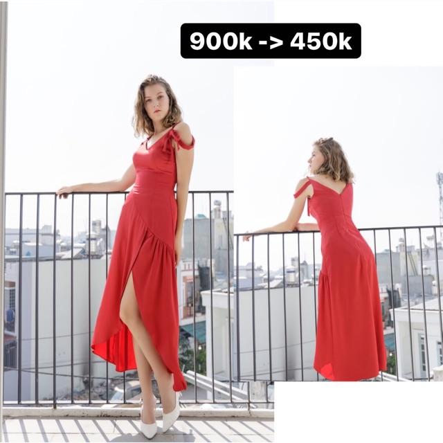 RED MIMI DRESS (SALE)
