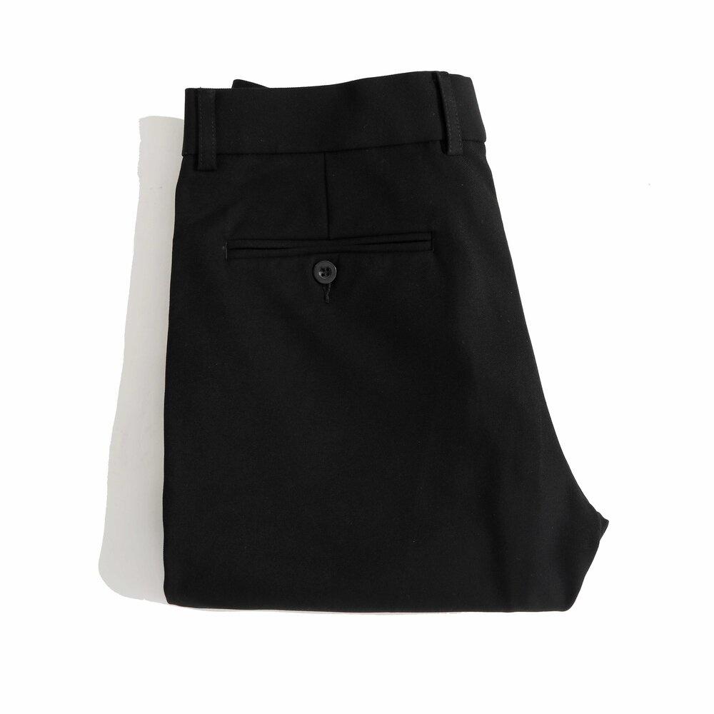 Quần Tây Dài Nam Màu Đen BY COTTON Trouser Basic Black 02