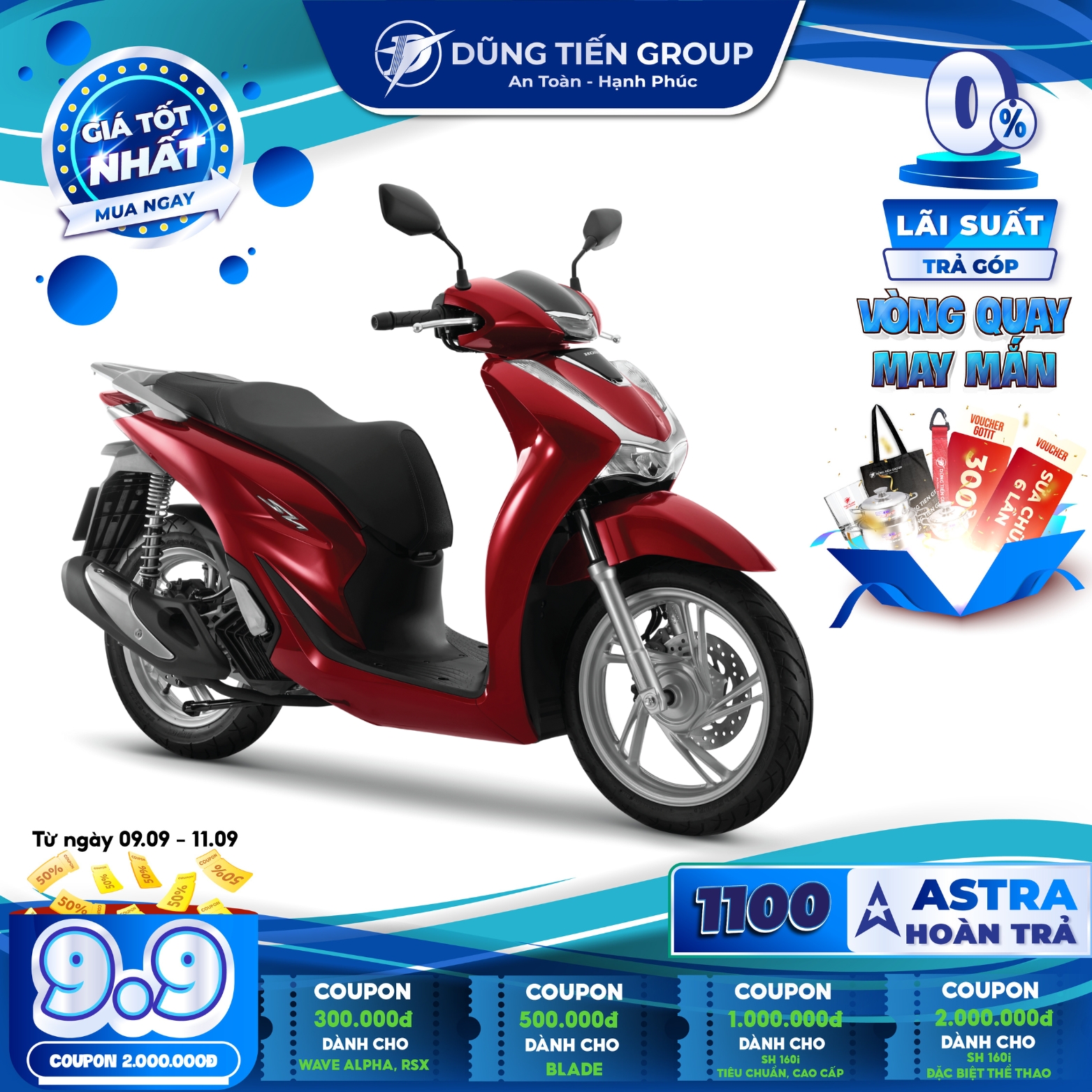 Xe Máy Honda SH125i Phiên Bản Tiêu Chuẩn 2024