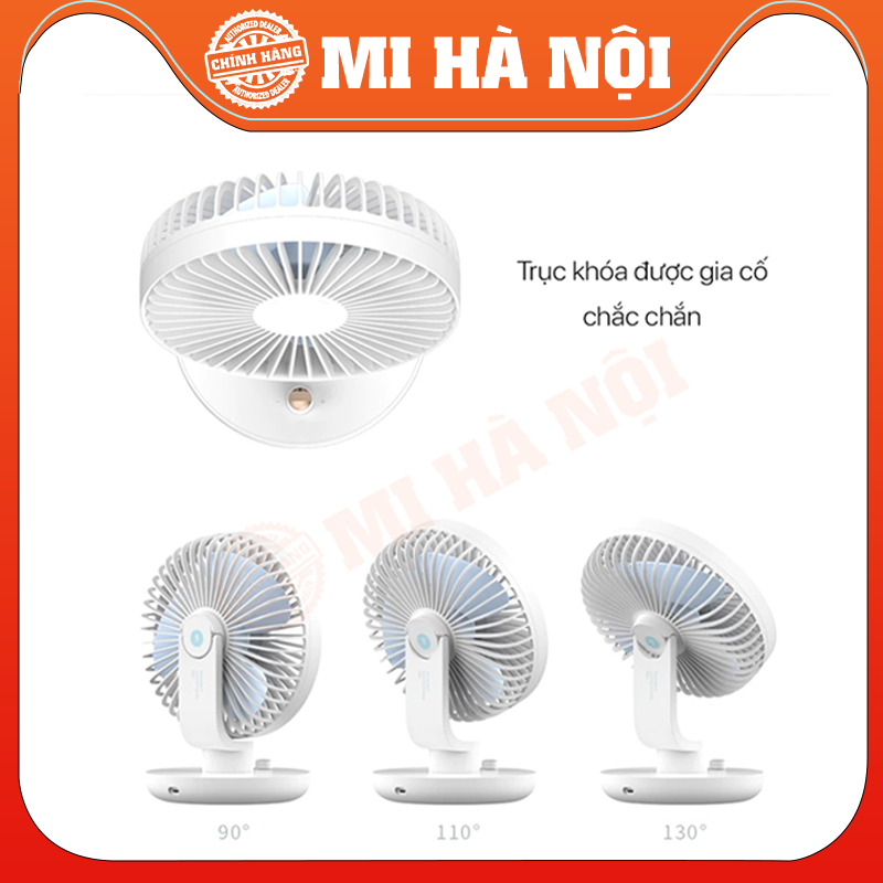 Quạt tích điện để bàn Xiaomi 3Life 209 chính hãng - hàng chính hãng