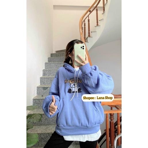 Áo Hoodie Gauduck Logo Thêu Nỉ Ngoại Áo Khoác Nỉ Tay Phồng Unisex Form Nam Nữ, Áo Khoác Hoodie Form Rộng, Áo Hoodie Nam Nữ Form Rộng Freesize Dưới 65kg Bông Dày Dặn Phong Cách